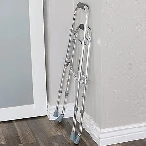 DMI Folding Hemi-Walker Provides Support, Aluminum, Silver, 30'- 35' - product information 5