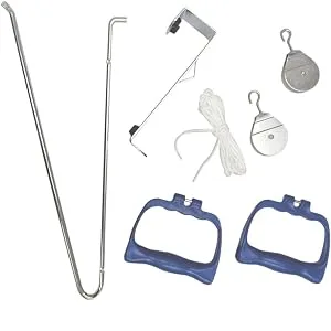 DMI Exercise Pulley Set for Physical Therapy helps Increase Mobility, White - product information 2