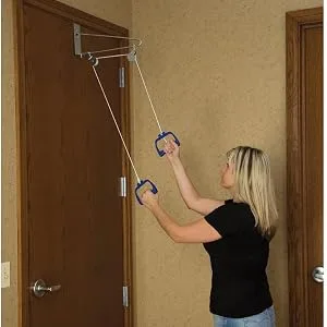 DMI Exercise Pulley Set for Physical Therapy helps Increase Mobility, White - product information 3