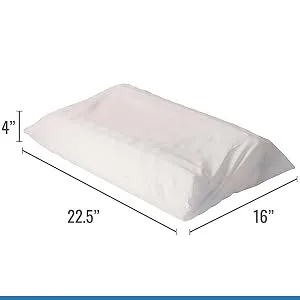 DMI Egg-Crate Foam Orthopedic Neck Support Pillow with Cover, Firm Foam Support and Comfort, 22.5 x 16 Inches, White - product information 6