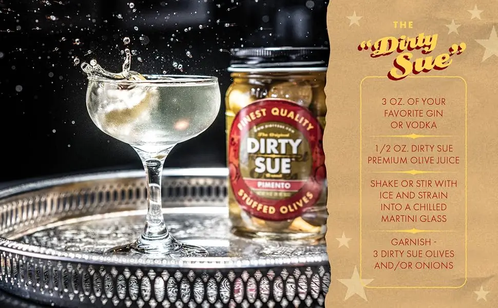 Dirty Sue Blue Cheese Martini Variety Pack - The Dirty Sue Recipe.