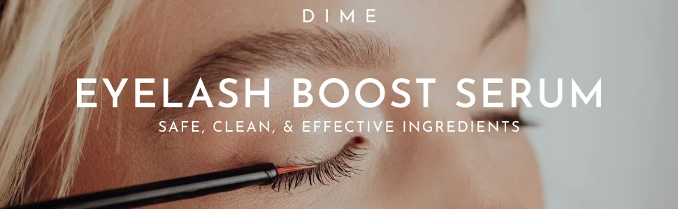 DIME Beauty Eyelash Boost Serum, Eyelash Serum, Lash Serum and Eyelash Serum for Healthier, Longer, Thicker Eyelashes, 1 Count - eyelash growth serum, lash growth serum, lash serum, eyelash serum, eyelashes, eyelash health