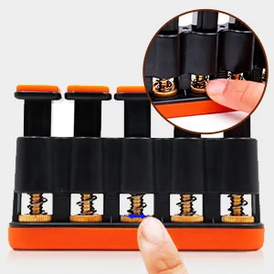 DILIMI Finger Strengthener,Guitar Beginner Exercier,Finger Trainer,Hand Grip Strength Trainer for Athletes,Musicians & Physical Therapy Orange - product information 7