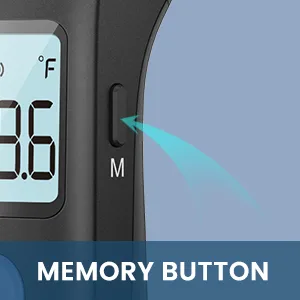 Digital Ear and Forehead Thermometer, No Touch Thermometer for Adults, Kids, Toddlers, Infrared Temporal Thermometer, 1 Second Reading, FSA HSA Eligible - 2056