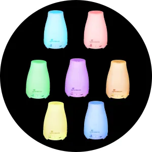 Diffuserlove 2 Pack 200ml Essential Oil Diffuser Ultrasonic Aromatherapy Diffuser Cool Mist Humidifiers with 7 Color LED Lights & Waterless Auto Shut-Off for Home Office Kitchen Bedroom. - product information 8
