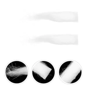 DEARMAMY 2pairs Santa Eyebrows Clothes for Men Prom Accessories for Men Self Adhesive Eyebrows Suite Hair Man - product information 24