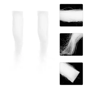 DEARMAMY 2pairs Santa Eyebrows Clothes for Men Prom Accessories for Men Self Adhesive Eyebrows Suite Hair Man - product information 27