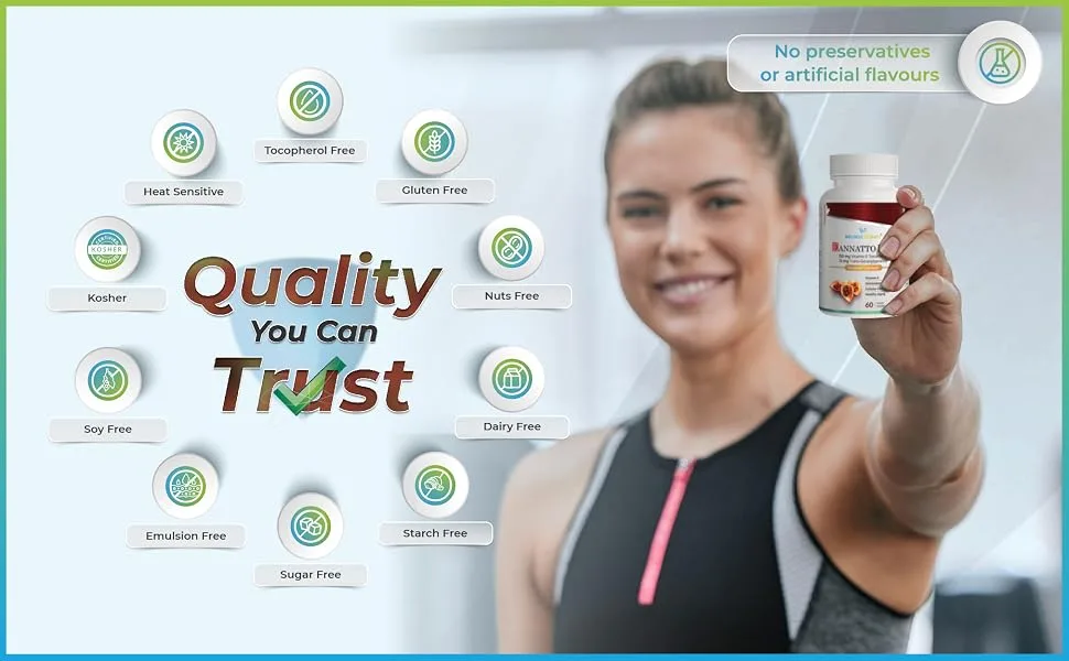Wellness Extract Eannatto 150mg Vitamin E Tocotrienols Supplement with GG (Annatto Extract) - Most Potent Antioxidant for CoQ10 Support Healthy Aging - 60 softgels - product information 19
