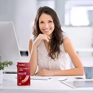 Teeth Whitening Strips for Sensitive Teeth - Professional White Strips for Home Using Enamel safe 3 Days Express Result 28 Natural Teeth Whitener Strips 14 Treatments by Deepklean Coconut - teeth whitening strips
