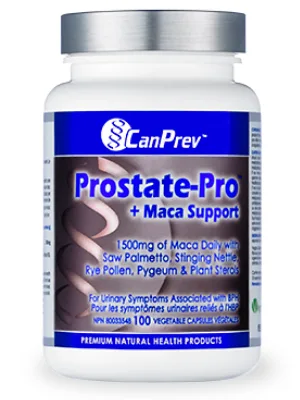 CanPrev Prostate-Pro + Maca Support | 100 v-caps l Supports Optimal Prostate Health l With Vitamin D3 & Zinc Citrate - Prostate pro