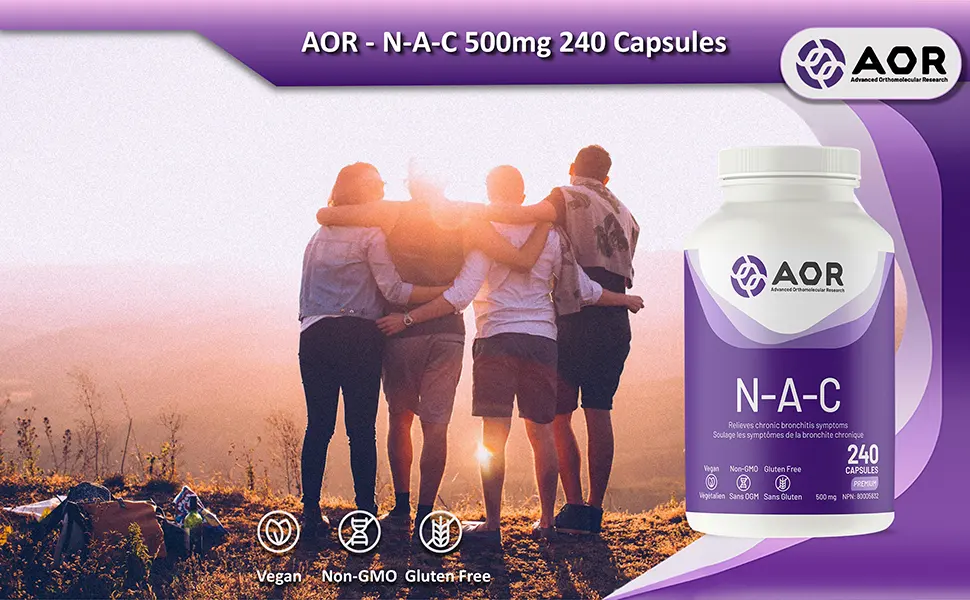 AOR N-A-C 500mg - 240 Capsules - N-A-C