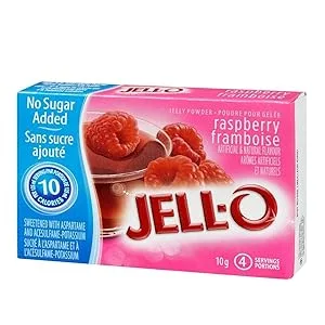 Jell-O Raspberry Jelly Powder Light Gelatin Mix - product information 2