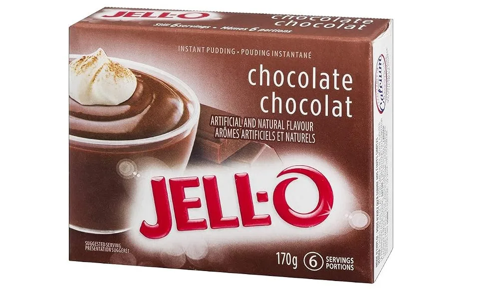 Jell-O Chocolate Instant Pudding Mix 170 gr Box - product information 1