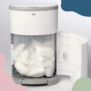 Diaper Dekor Classic Diaper Pail Liner Refills Biodegradable, 4 Pack 4 Count (Pack of 1) - How to empty a Dekor Diaper Pail