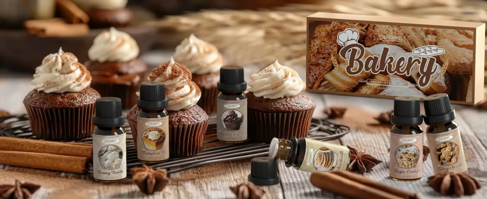 SALUBRITO Bakery Fragrance Oils Set Fall Essential Oils Gift Set for Diffuser Candle Soap Making Pumpkin Pie Chocolate Cupcake Snickerdoodle Gingerbread Creamy Vanilla Sugar Cookies - product information 4
