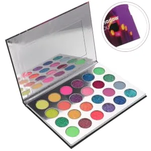 HAPINARY Luminous Eye Shadow Makeup Palette Glitter Eyeshadow Makeup Eyeshadow Eye Shadow Palette Powder - product information 5