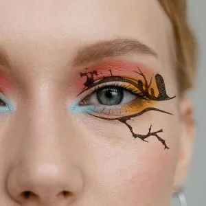 IWOWHERO 4 Pairs Adhesive Eyeliner Stickers Temporary Eye Shadow Stickers - product information 1