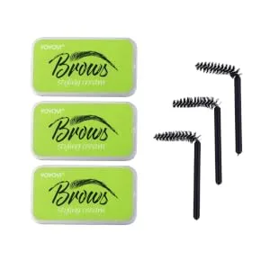 Beatifufu 3 Sets Natural Mascara Brow Styling Soap Brows Kit Natural Tinted Brow Mascara Gel Texture - product information 2