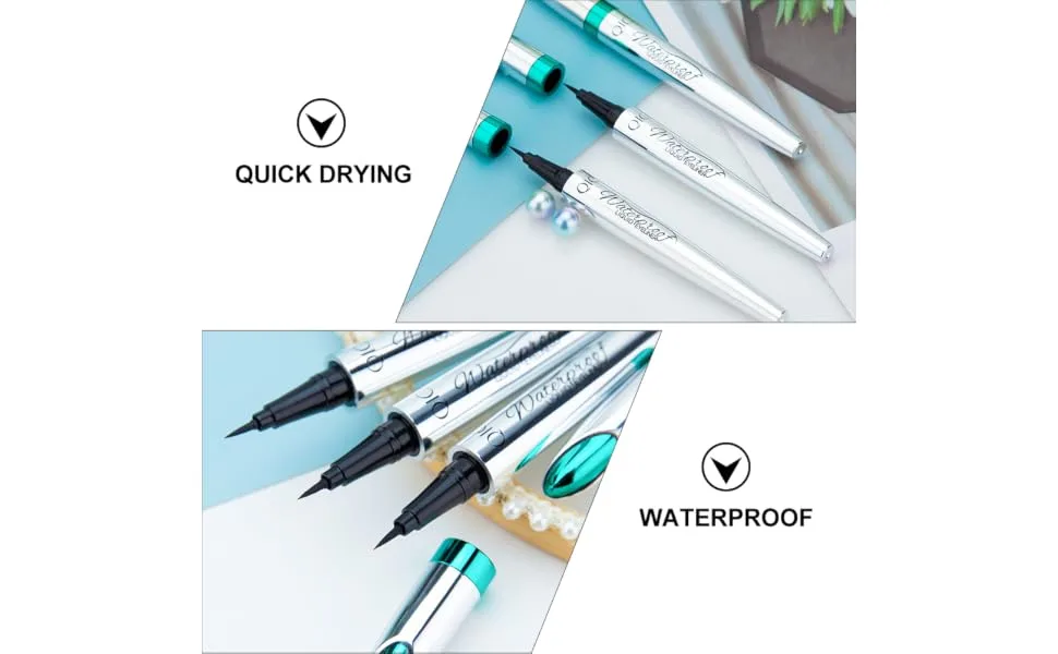 Beatifufu Very Fine Eyeliner Waterproof Eye Pencil Sweat Resistant Eye Pencil Eye Drawing Pen Liquid - product information 5
