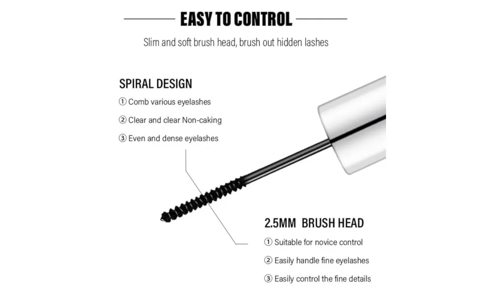 SOESFOUFU Extra Fine Mascara Women Mascara Eyelash Mascara Fine Lash Mascara Fine Mascara Cream :  - product information 7