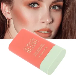 Blush Stick Stylish Lasting Smooth Multipurpose Comestic Cream Blush for Cheek Lip 0.7oz - 1410230096311-3