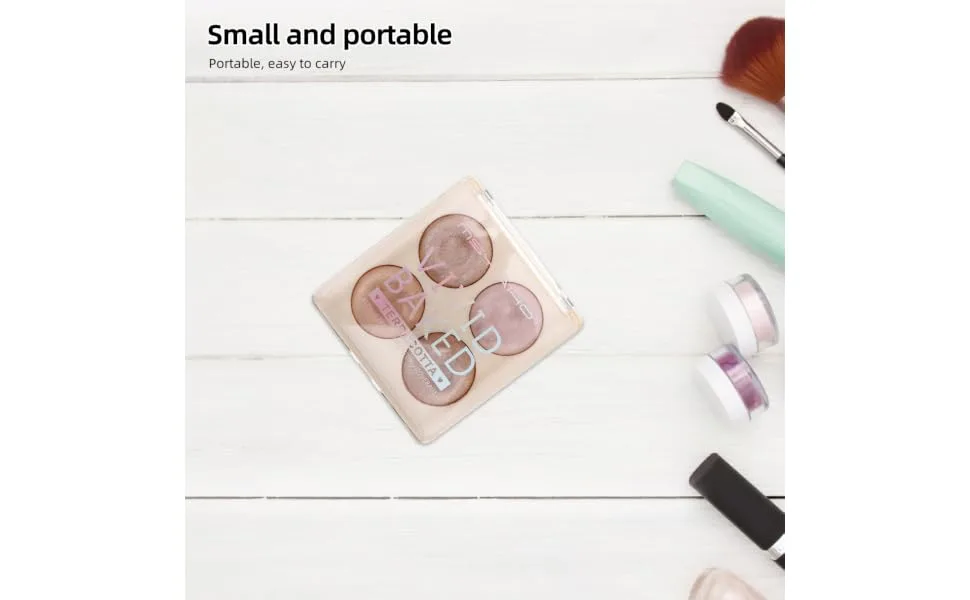 Beatifufu Highlight Eye Shadow Powder Blouses Makeup Eyeshadow Light Blue Eyeshadow Makeup Palette Makeup Kit - product information 3