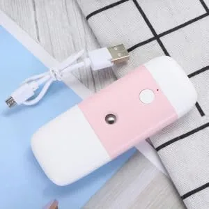 PLAFOPE 1pc USB Humidifier Portable Face Humidifier Air Humidifier Diffuser Humidifier Mini Humidifier Pink - product information 5