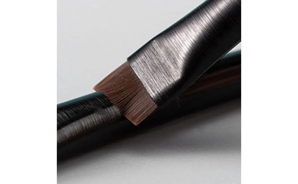 PLAFOPE 3 Sets Wood Black Ultra Thin Eyeliner Brow Brush Kit Eye Makeup Tool Flat Eyebrow Brush - product information 1