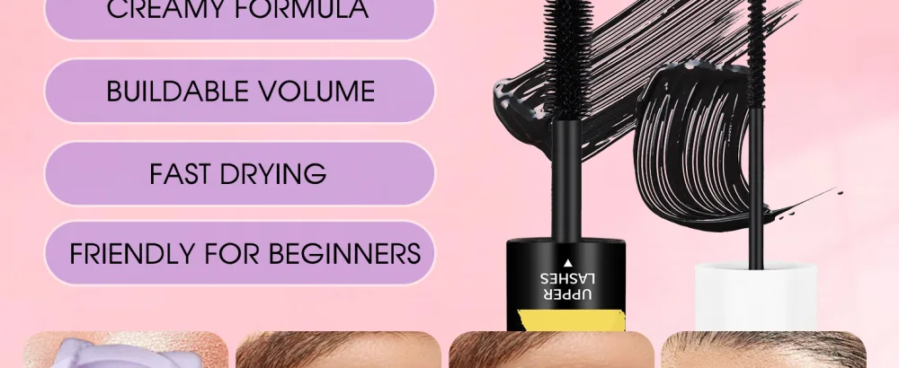 Wendy Lashes Mascara Set - Volumizing and Lengthening with Precision Brush for Ultimate Definition Double-Ended Design Lower Lash Mascara Included - Black 6 mL & 4 mL - product information 5