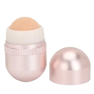 Oil Absorbing Face Roller for Oily Skin Care Egg Shape Volcanic Facial Roller with Replacement Ball - 1412230180911-2