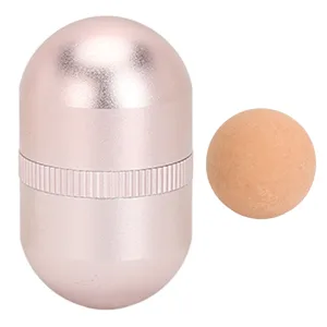 Oil Absorbing Face Roller for Oily Skin Care Egg Shape Volcanic Facial Roller with Replacement Ball - product information 2