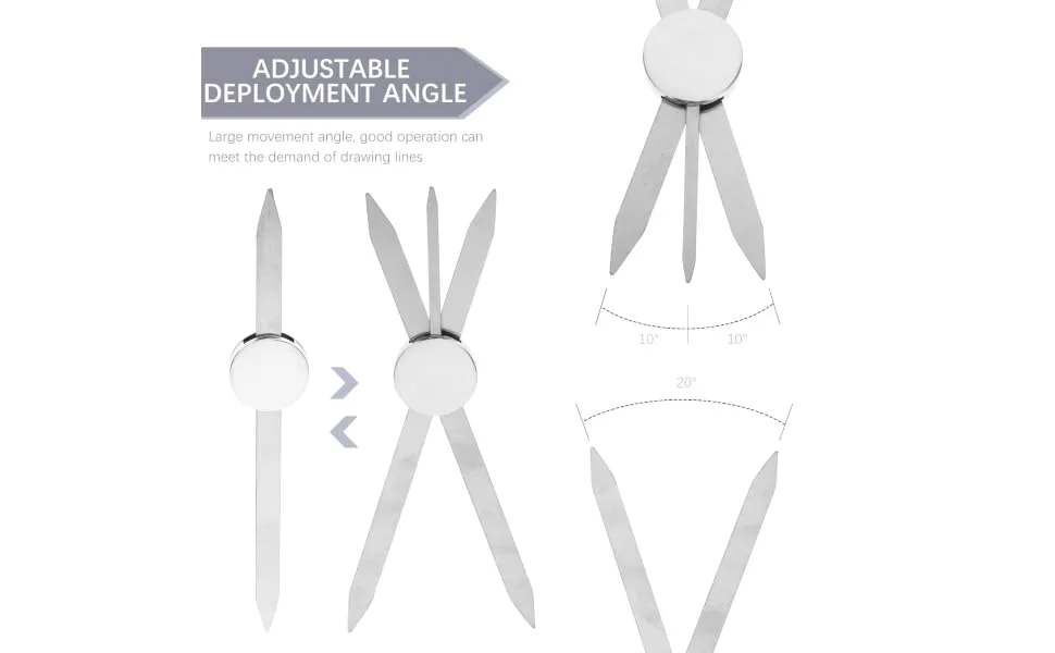 DRESSOOS 1pc Balance Ruler Makeup Tools Stencil Template Measuring Tool Girl Travel Positioning Ruler - product information 7