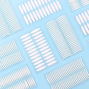BIUDECO 60 sheets Instant Invisible Stickers Shape Oval Tape Lace Women Double Non-trace Natural Ultra - product information 1