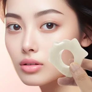 Beatifufu Jade Scraping Instrument Tool Gua Sha Jade Gua Sha Stone Skincare Essentials Face Massager - product information 1