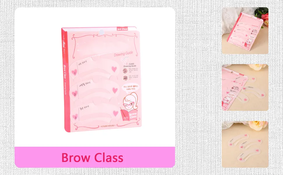 Eyebrow Template 3 Set Eye Brow Class Drawing Guide Eyebrow Stencil Card Template Helper - JMHZ3100-1
