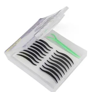SKISUNO 240 Pairs Double Eyelid Tape Temporary Eye Liner Reusable Eyelid Stickers Temporary Liner Black - product information 4