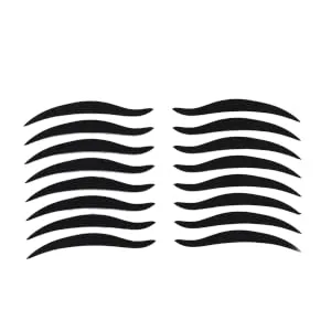 SKISUNO 240 Pairs Double Eyelid Tape Temporary Eye Liner Reusable Eyelid Stickers Temporary Liner Black - product information 6