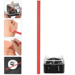 FOYTOKI 1 Set Eyebrow Pencil Eyebrow Pen Makeup Supplies Beauty Salon Pen Makeup Tools Red Plastic - product information 3