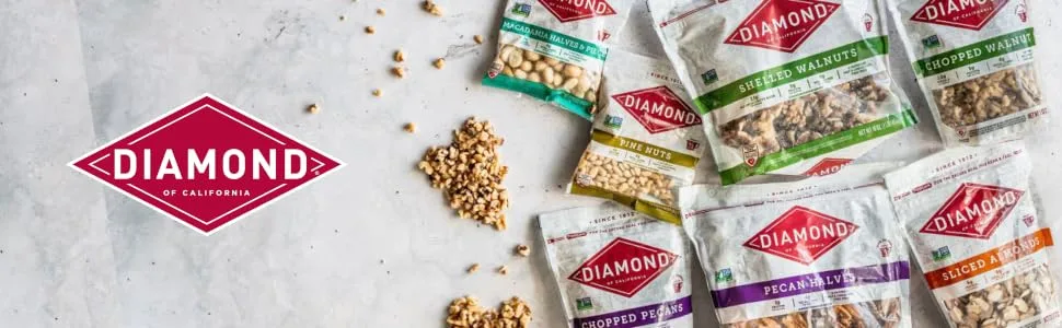Diamond of California Salted Dark Chocolate Walnuts, 4 oz, 1 Pack - Banner