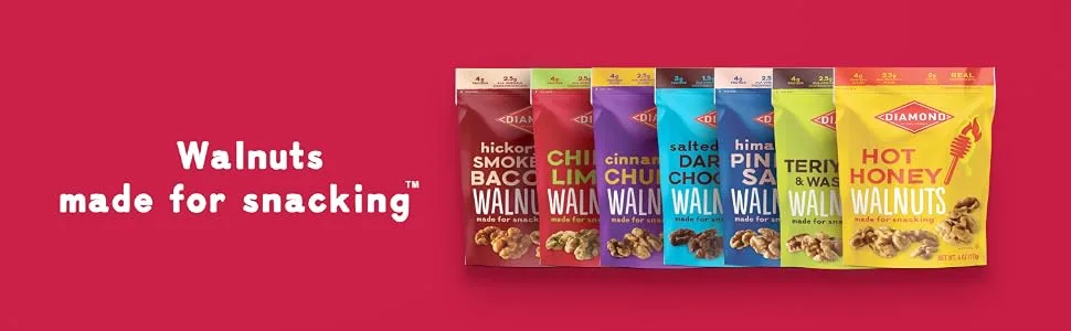Diamond of California Salted Dark Chocolate Walnuts, 4 oz, 1 Pack - product information 2