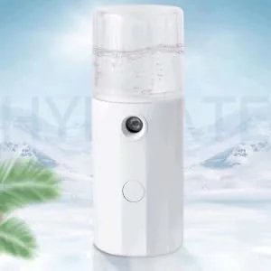 Outanaya 1pc Hydrating Instrument Cool Mist Sprayer Cloth Steamers Electronic Abs Face Steamer White - product information 4
