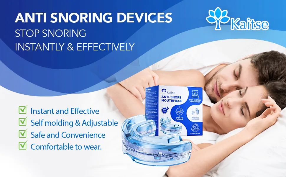 Kaitse Anti Snoring Devices for Sleep: Snoring Solution - Anti Snoring Mouth Guard - Effective Anti-Snoring Mouthpiece Stop Snoring - Anti Snoring Devices for Sleep