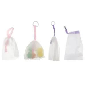 FOYTOKI Shower Net Bag Body Scrubber Exfoliating Tool Soap Scrubber Bag Soap Foaming Pockets Soap Bag Nylon - product information 3