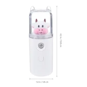 PLAFOPE Moisturizer Spray Humidifier Oul Diffuser Light Aroma Humidifier Face White Plastic Material - product information 4