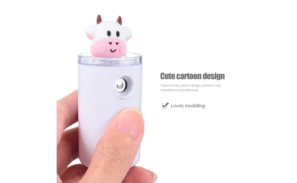 PLAFOPE Moisturizer Spray Humidifier Oul Diffuser Light Aroma Humidifier Face White Plastic Material - product information 6