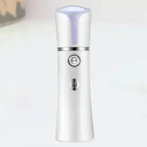 Beatifufu 1pc Portable Face Humidifier White Handy Face Sprayer Facial Care Steamer 14.1x4cm - product information 2