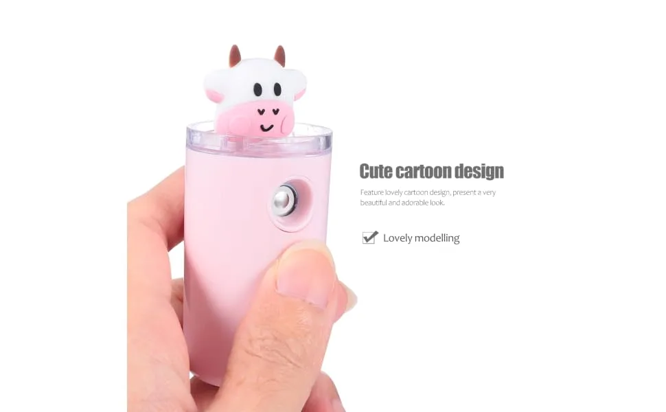 BIUDECO Moisturizer Mister Spray Bottle Face Cool Mist Pocket Size Humidifier Plastic Material - product information 2