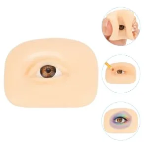 IWOWHERO Makeup Practice Skin Eyeline Practice Skin Eye Shadow Practice Skin Makeup Practice Tool 6.9x5.2cm As Shown 1 - product information 2