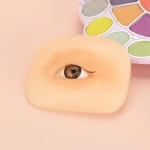 IWOWHERO Makeup Practice Skin Eyeline Practice Skin Eye Shadow Practice Skin Makeup Practice Tool 6.9x5.2cm As Shown 1 - product information 3