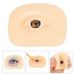 IWOWHERO Makeup Practice Skin Eyeline Practice Skin Eye Shadow Practice Skin Makeup Practice Tool 6.9x5.2cm As Shown 1 - product information 5